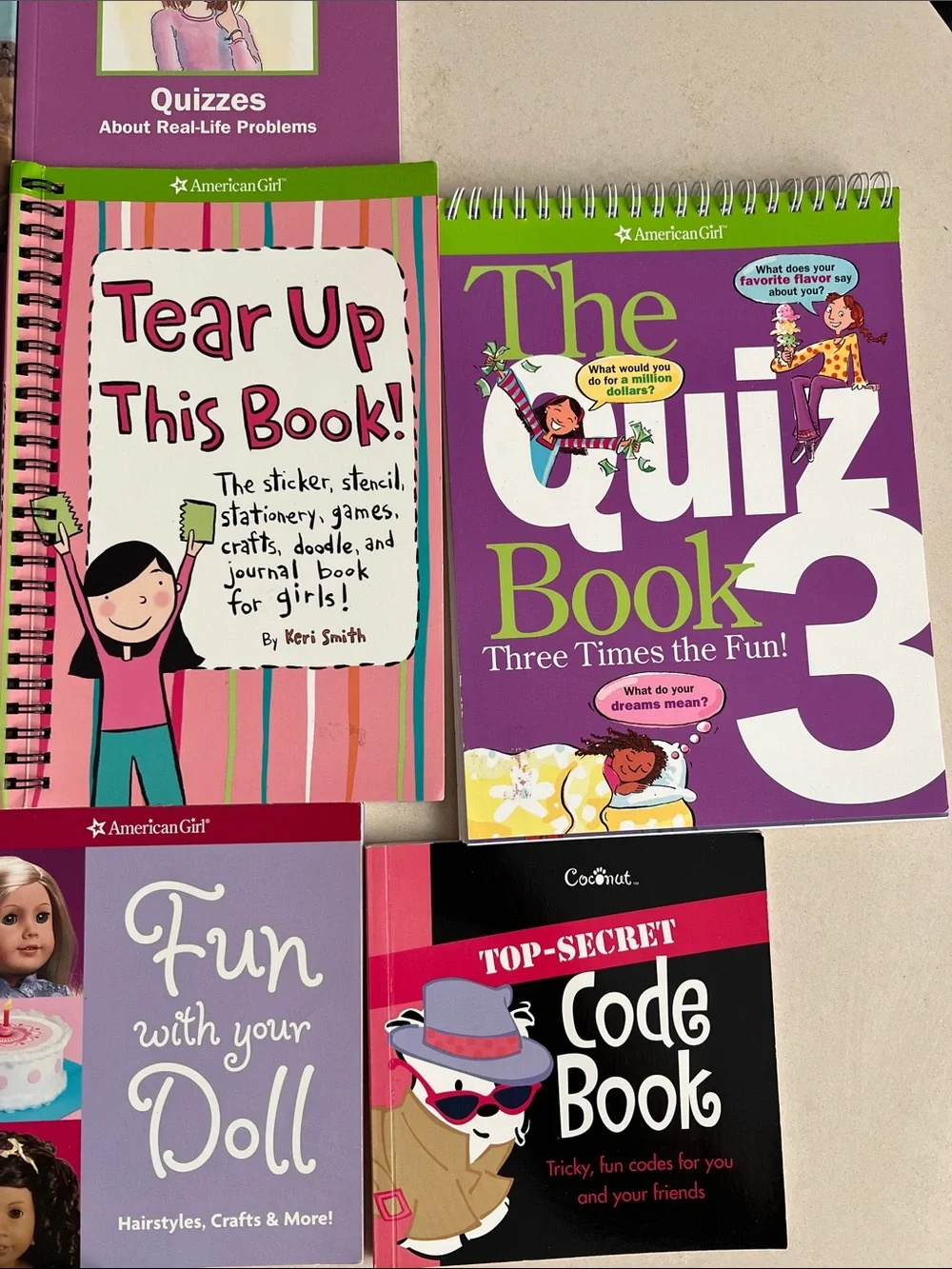 📕Lot of 14 American Girl Library Book Lot Activity & Advice Bundle — Like New